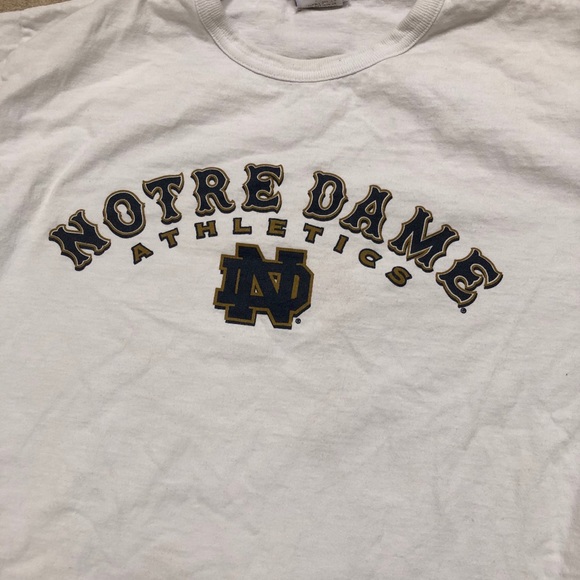 COPY - Vtg Champion Notre dame athletics shirt flaw large - Picture 2 of 11